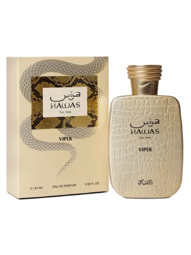 Frasco perfume Hawas Viper EDP 100ml