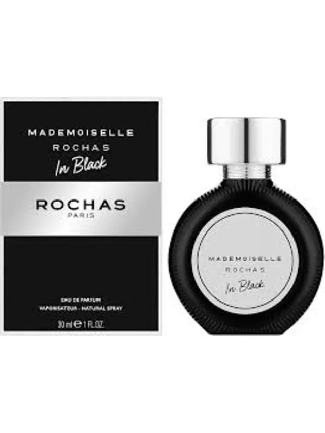 Frasco perfume Mademoiselle In Black EDP 90ml