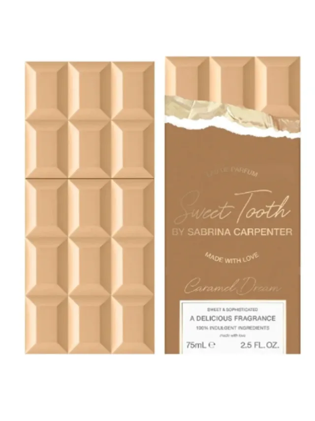 Frasco perfume Sweet Tooth e Caramel Dream EDP 75ml
