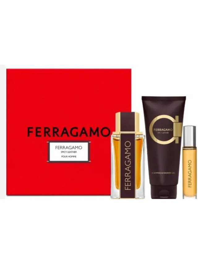 Estuche Spicy Leather 3pzs Salvatore Ferragamo