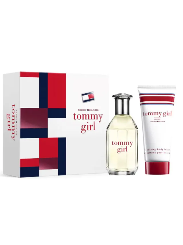 Estuche 2pzs Crema Tommy Hilfiger