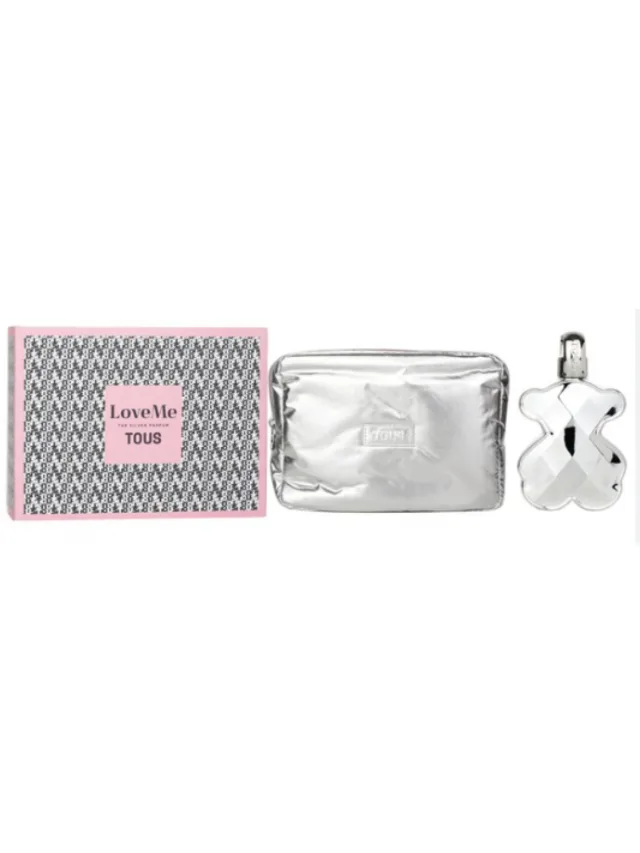 Estuche Love Silver Me 2pzs Cosmetiquera Tous