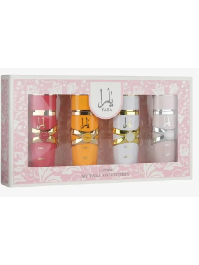 Estuche Minis Lattafa Yaras 4pzs Una Yara Candy Moi Tous