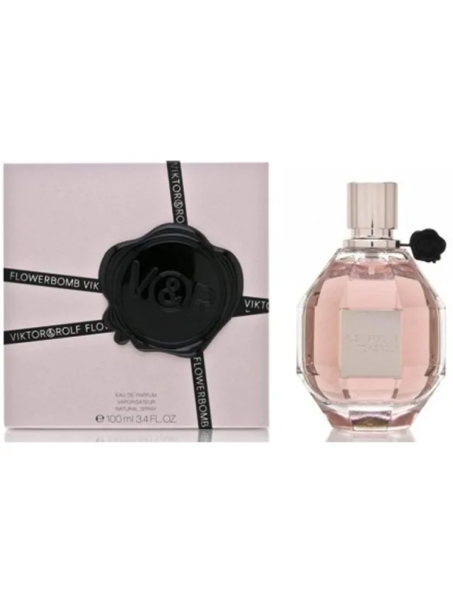 Frasco perfume Flowerbomb EDT 100ml