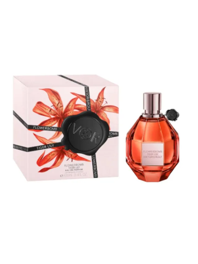 Frasco perfume Flowerbomb Tiger Lily EDP 100ml